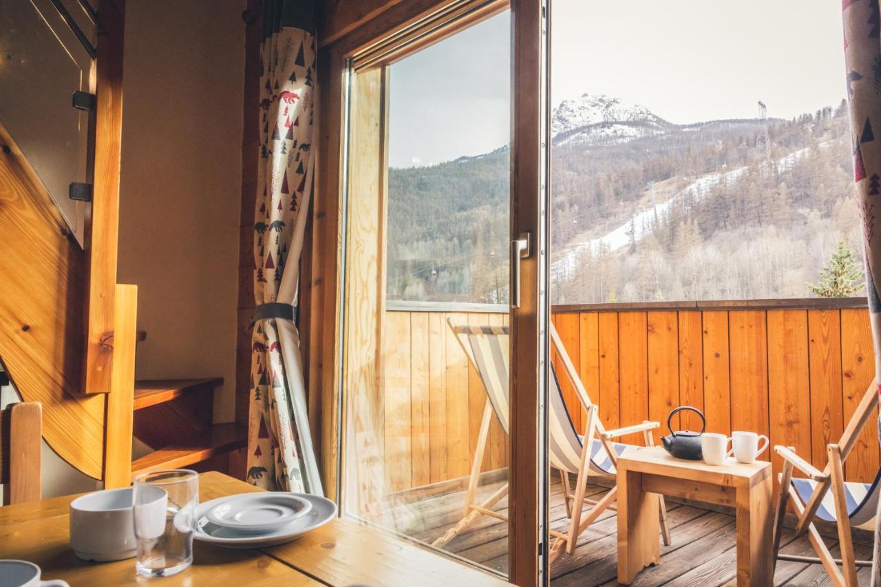Le Serre D'Or, Grand Appartement Au Pied Des Pistes De Ski Saint-Chaffrey Exterior foto